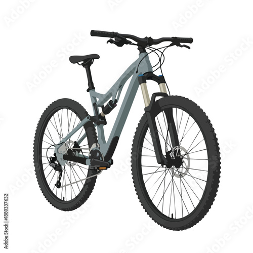 Mountain Bike with Suspension Fork