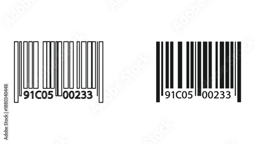 Barcode symbol with unique product code for inventory management