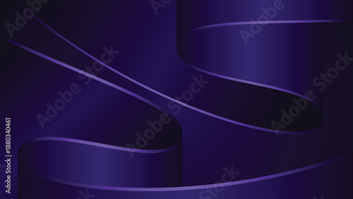 Dark purple abstract background. Modern background with line and shape decoration in purple color. Vector illustration design. Suit for banner, backdrop, presentation, award and others