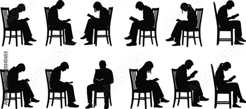 Black silhouettes collection of vintage street lamps isolated on white background, antique wrought iron lantern set for urban architecture design.