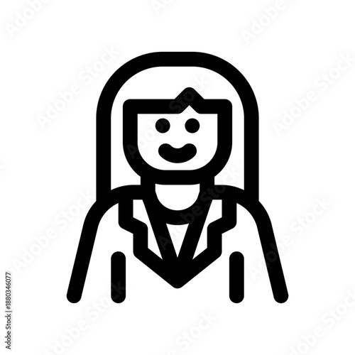 Female Scientist Icon
