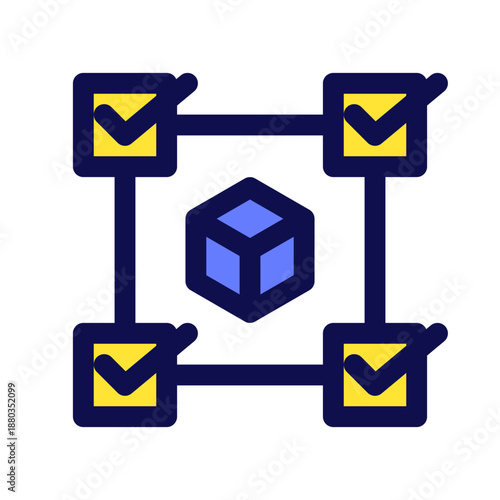Blockchain Validation Icon