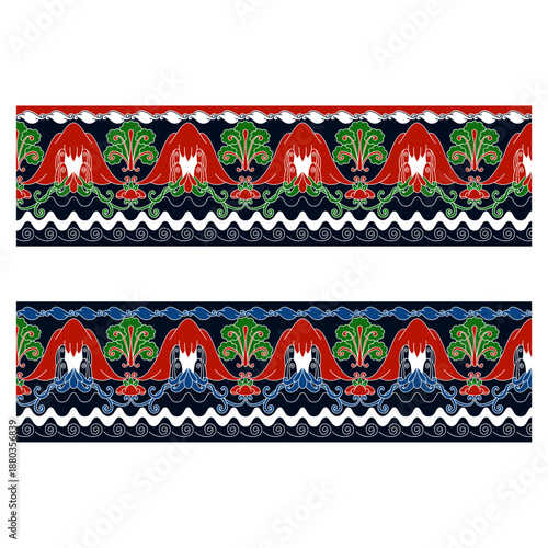 Indonesian batik vector