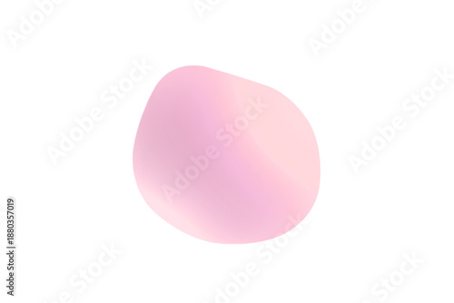 ぼかし変形円形フレーム　ピンクグラデーション