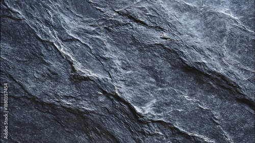 Wallpaper Mural Dark Gray Slate Stone Texture with Natural Layers and Crevices Torontodigital.ca