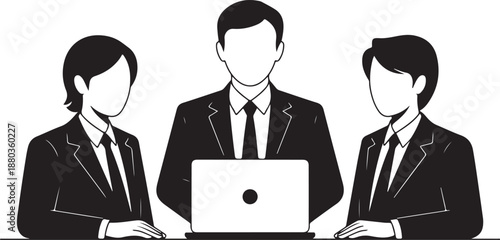 business woman with laptop