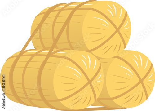 積まれた米俵のアイコン