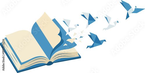 World Book Day Education Vector Illustration with Open Book, Knowledge Icons, Creative Learning Concept, Reading Imagination and Study Symbol Design