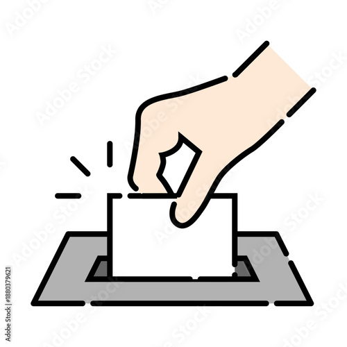 投票・選挙のイメージ アイコン ベクター素材