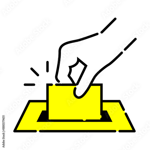 投票・選挙のイメージ アイコン ベクター素材