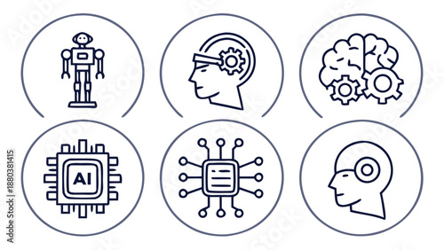 set of vector icons of easter eggs