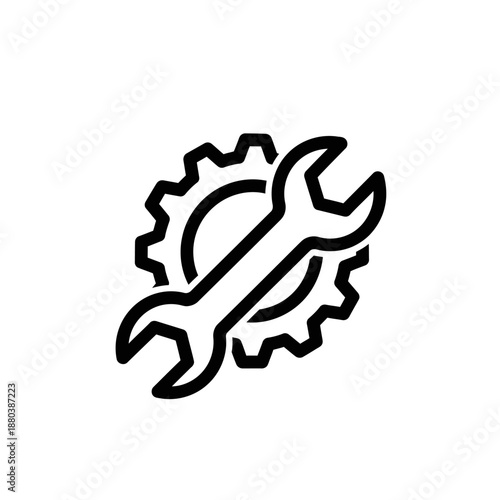  Vector design of motorcycle spare parts logo, symbol, sign, editable EPS 10