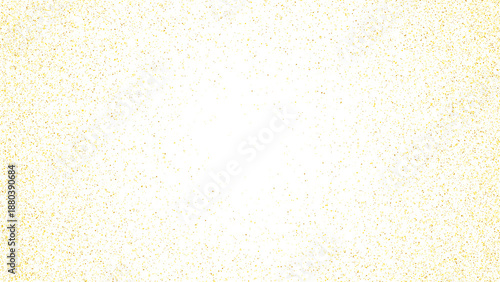 Gold glitter sparkles isolated on transparent background
