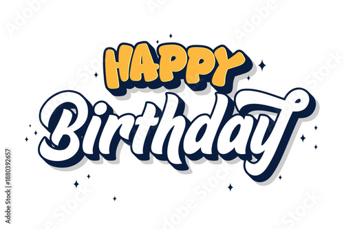 Happy Birthday Picture vector banner