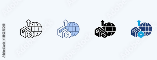 Domestic Product Multiple Icon Illustration Vector