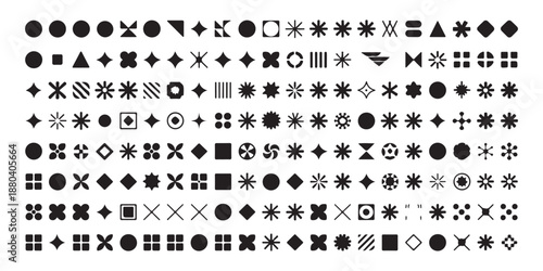 Vector starbursts and celestial spark elements set for festive decorations and holiday marketing campaign graphics