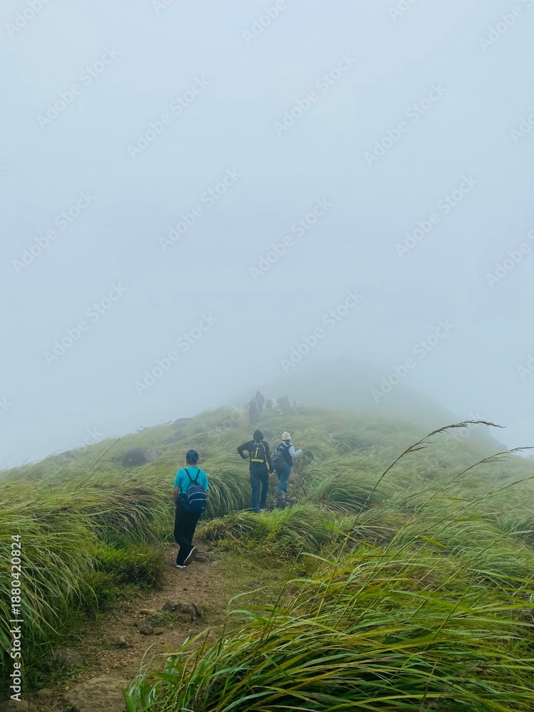 Obraz premium walking in the mountains