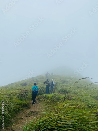 Photography walking in the mountains