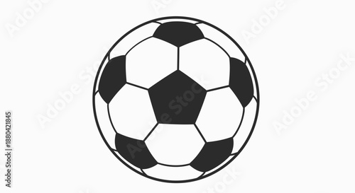 black and white soccer ball