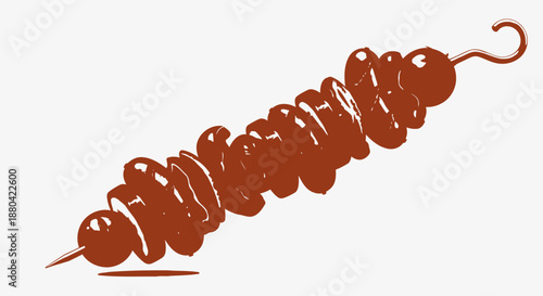 chicken shawarma skewer