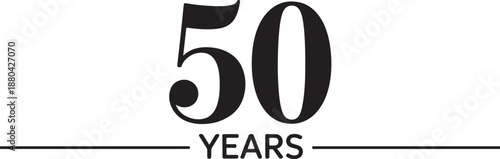 Fifty years anniversary text number