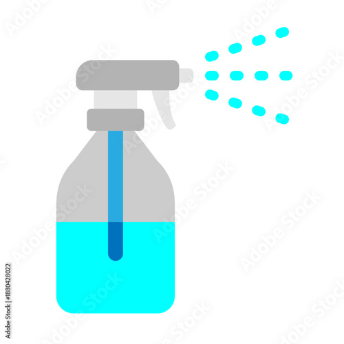 Disinfectant Spray Vector Flat Icon Design