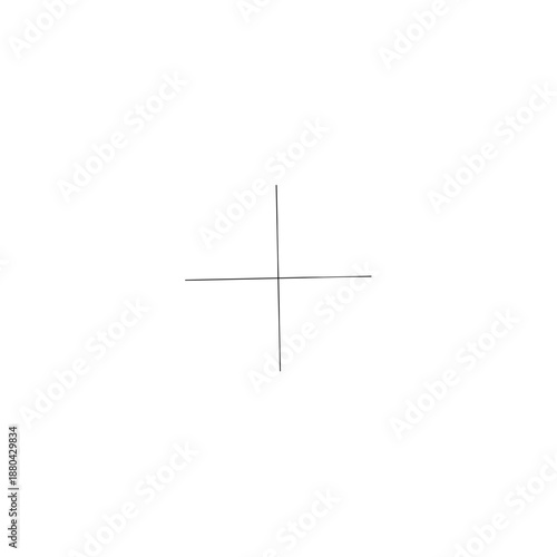 Minimal line add icon for user interface and app design. Simple outline plus sign symbol for adding items, creating new content, or inserting elements. Clean modern UI element isolated on transparent 