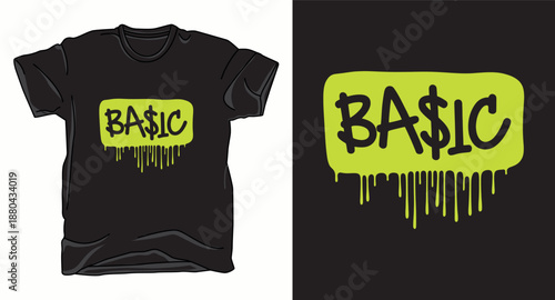 Basic finance motivational graphic vector art t-shirt design print
