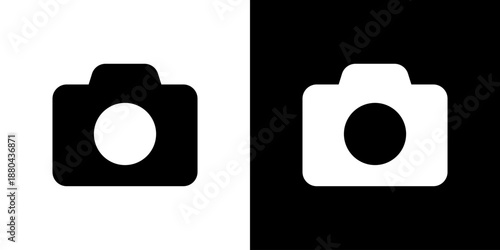 カメラ・写真のシンプルアイコン（ベクター）