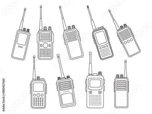 Walkie Talkie building outline drawing, architectural line art, London skyline illustration, modern high-rise vector, city landmark, minimal style, black and white, isolated