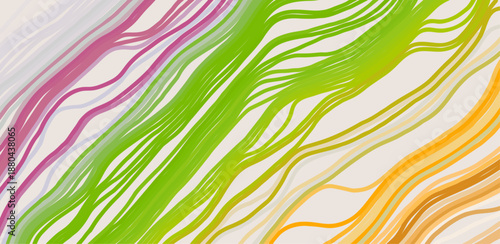 Irregular lines pattern. Geometric wallpaper. Strips similar to threads. Cover design template. Illustration for brochure, poster, card, presentation, flyer or banner.