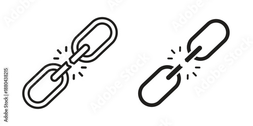 Weakness icons vector glyph and thin line. Black icons