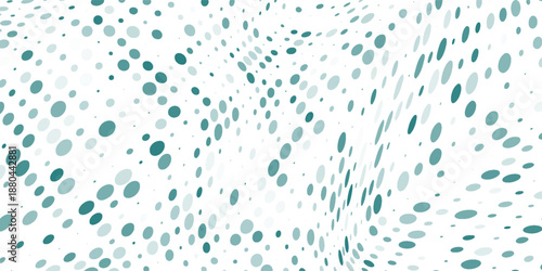 Art Dot Vector Gradient Blue Color Halftone Background Staggered Dots Pattern Design Abstract Simple