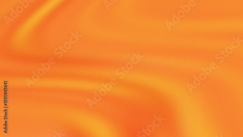 Vibrant Orange Satin Fabric with Smooth Curves and Flowing Texture