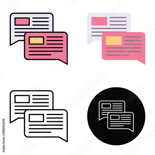 Press Freedom Journalism News Communication Icon, Suitable For Mobile Apps, Web Apps And Print Media. Multiple Style Icons, 