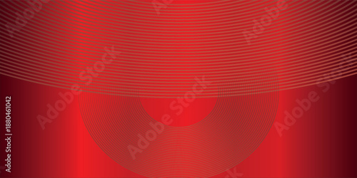 Vibrant red abstract background with smooth gradient transitions and elegant curved line patterns, creating a modern and energetic visual texture