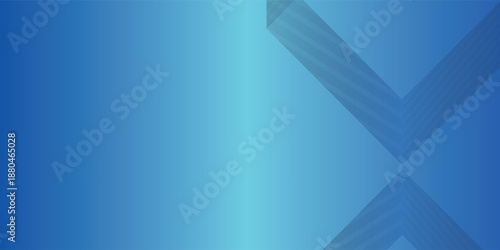 Dynamic abstract background featuring a vibrant blue gradient transitioning from dark to light, overlaid with subtle, striped V shaped geometric elements for a modern aesthetic