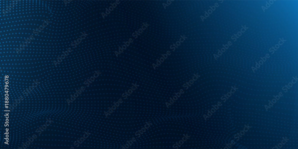 Obraz premium dot white blue wave light screen gradient texture background. abstract technology big data digital background.eps.10.