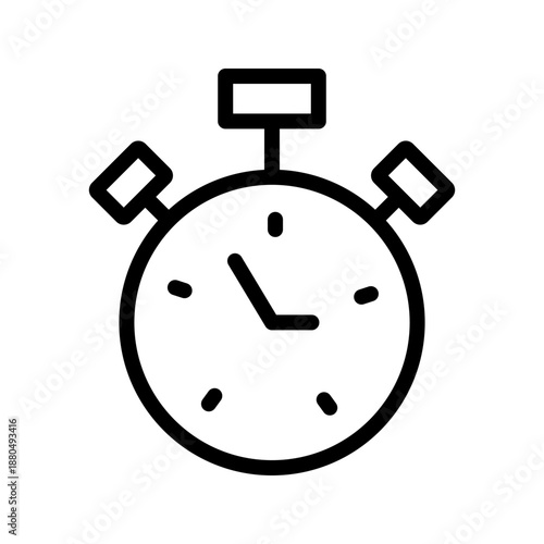 Smart Alarm Clock icon set for time management, reminders, schedules and productivity UI