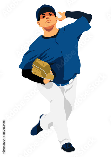 野球選手「ピッチャー」