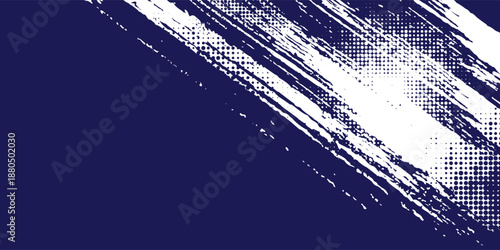 Dots halftone white and blue color pattern gradient grunge texture background. Modern Trendy design in vector EPS 10