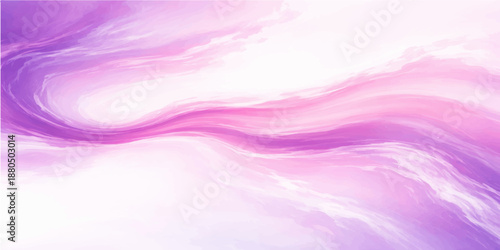 Abstract watercolor pink and purple background with soft flowing waves of light silk texture featuring a smooth luxury satin pattern and blue art motion