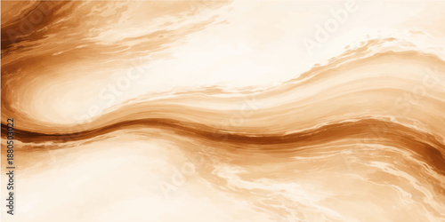 Abstract water background with soft silk waves and a sand texture design featuring orange and pink liquid flow patterns on a brown satin material wallpaper