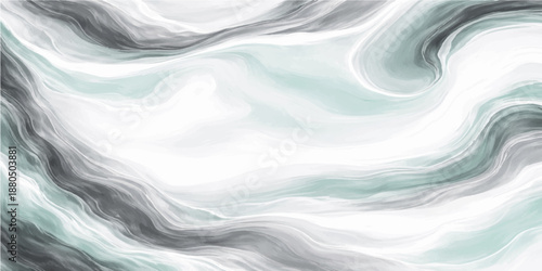 An abstract blue background features smooth flowing water waves with a soft silk texture and liquid satin motion creating a wavy pattern design for a light material wallpaper illustration