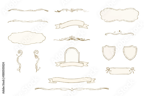 ナチュラル×高級感の華奢ゴールドフレームセット