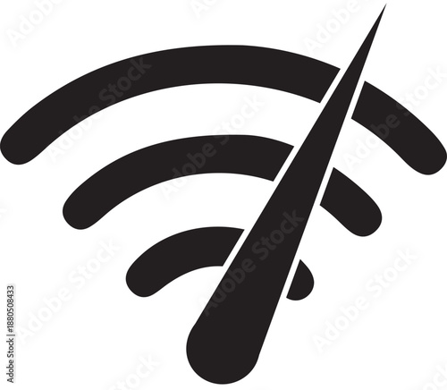 Wifi Speedometer Signal Strength Icon Vector