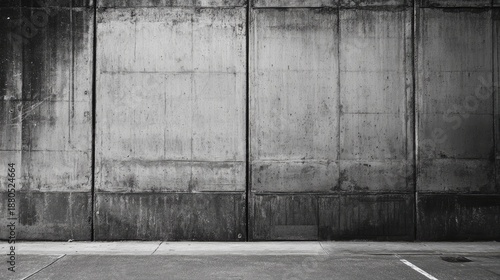 Dark grey textured concrete grunge wall background