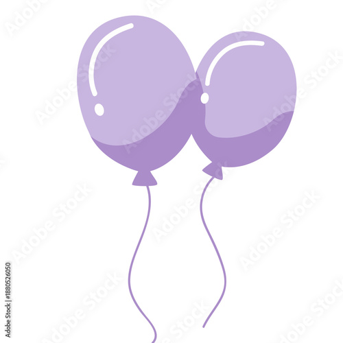 Three bright yellow heart balloons with strings icon for cheerful events, kid parties, or sunny romantic celebration branding.