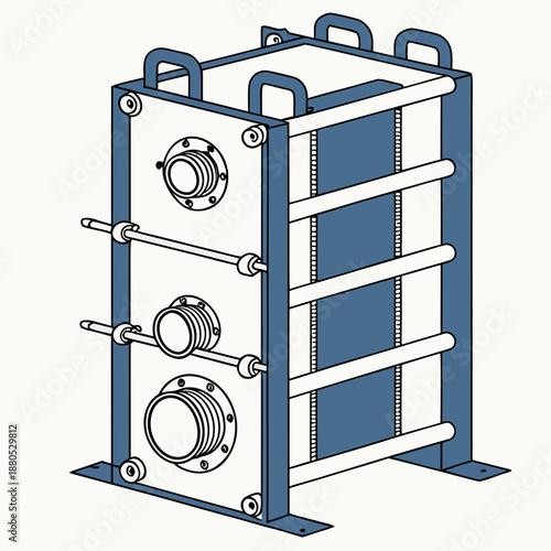Industrial Plate Heat Exchanger System for Beverage Pasteurization and Cooling