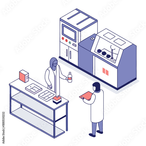 Food Veterinary Residue Detection Technology Illustration for Laboratory Safety Testing